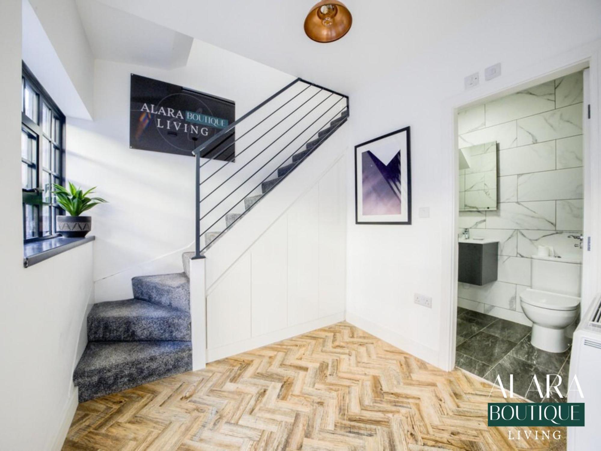 Apartamento Luxury 3 Floor Townhouse Birmingham - Alara Boutique Living Exterior foto